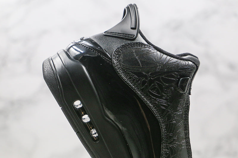 Nike Air Jordan Retro Dub Zero Pure Black Sneakers