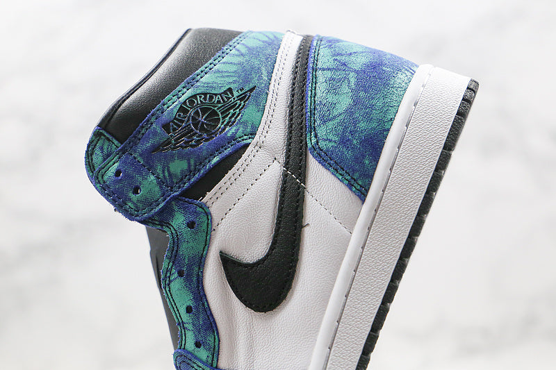 Nike Air Jordan 1 Retro High OG Tie Dye Blue White Sneakers