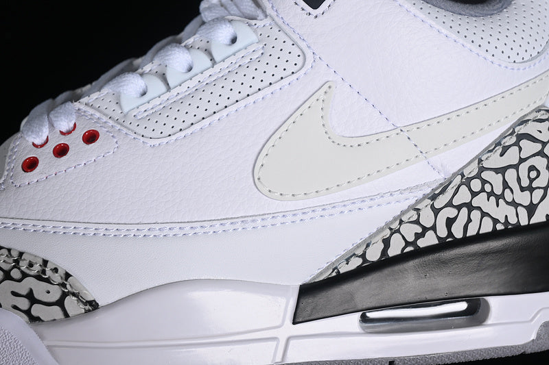 Nike Air Jordan 3 Retro JTH NRG Cement Ash White Sneakers