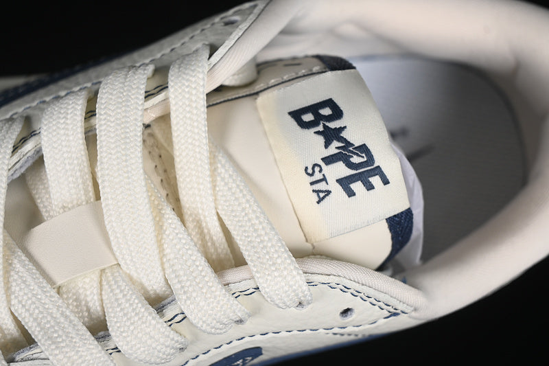 Nike Air Jordan 1 Low BAPE Travis Scott Fragment Design OG SP Navy Sole White Sneakers