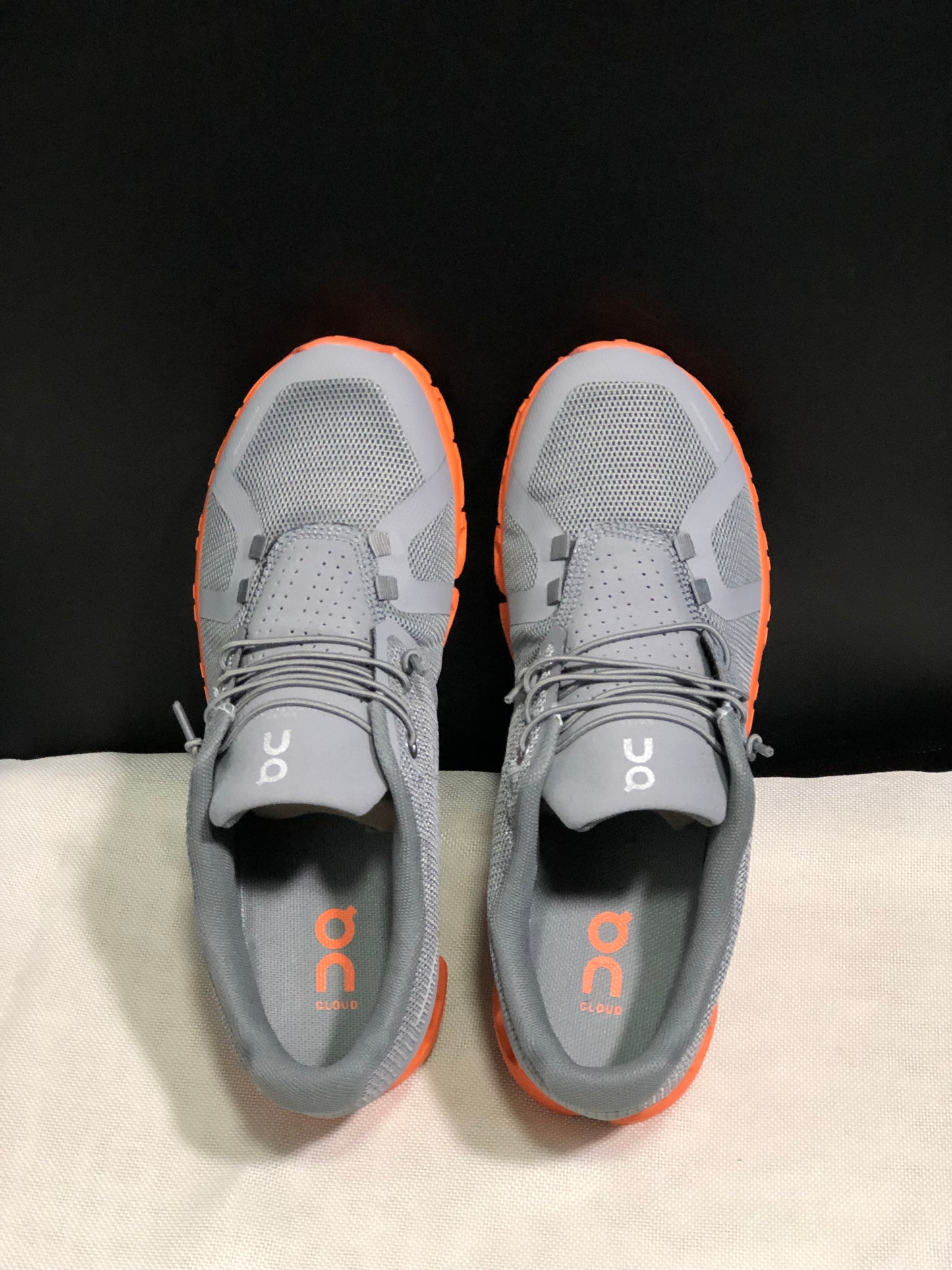 On Running Cloud 5 Lightweight Running Shoes Grey/Orange