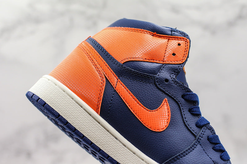 Nike Air Jordan 1 Retro High Royal Blue Orange Sneakers