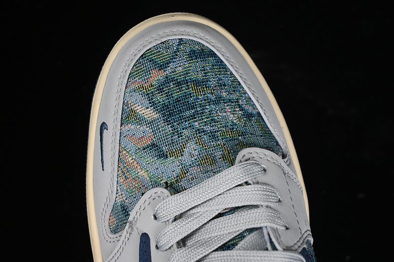 Nike Air Jordan 1 Low Travis Scott Fragment Design Grey Blue Multicolour Sneakers