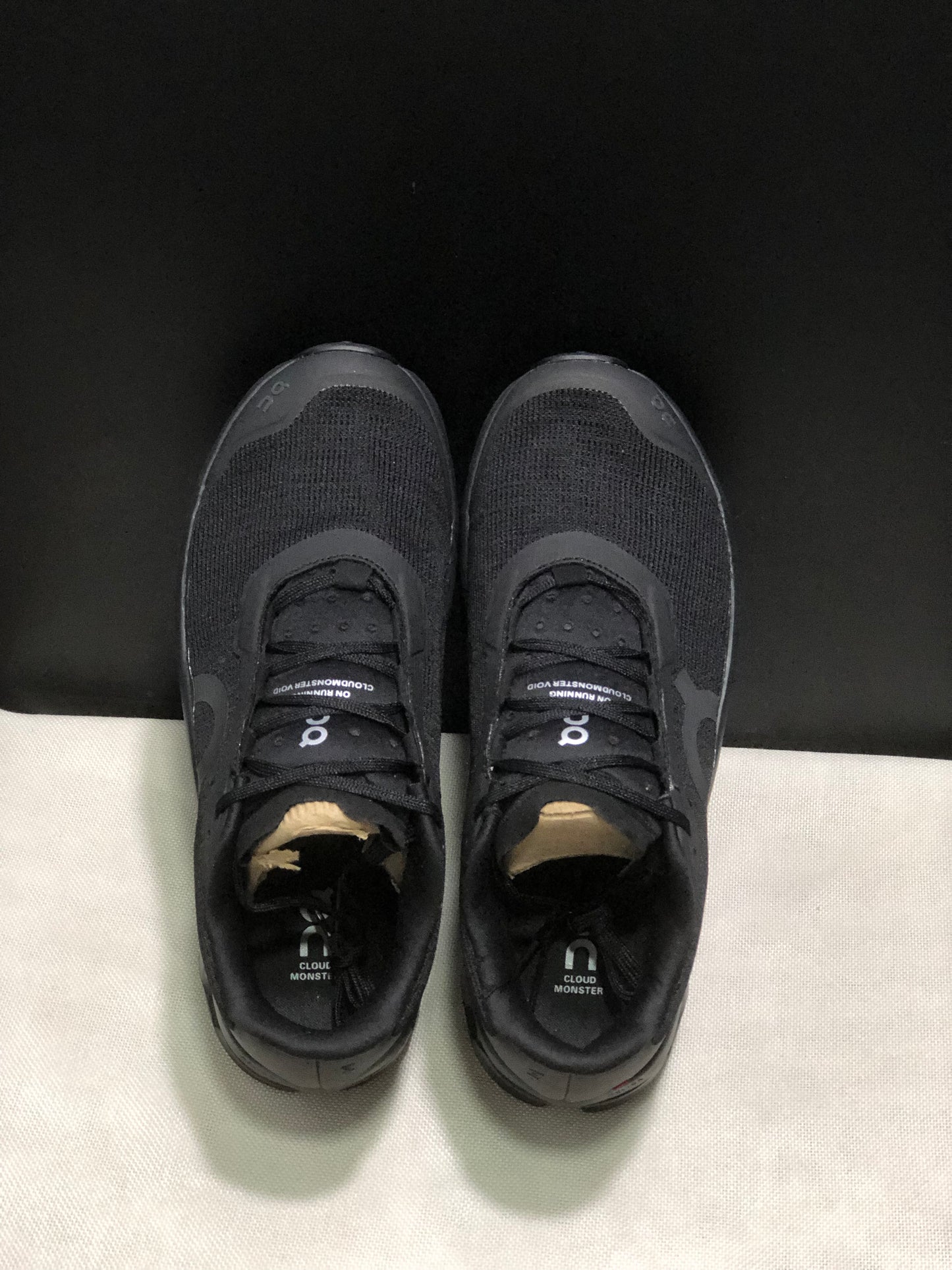 On Running Cloudmonster Void 1 M Casual Running Shoes All Black