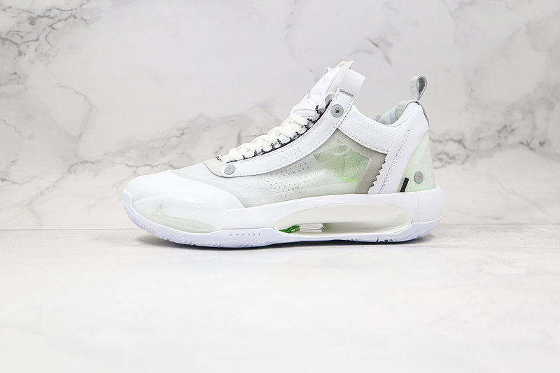 Nike Air Jordan 34 Low PF White Sneakers