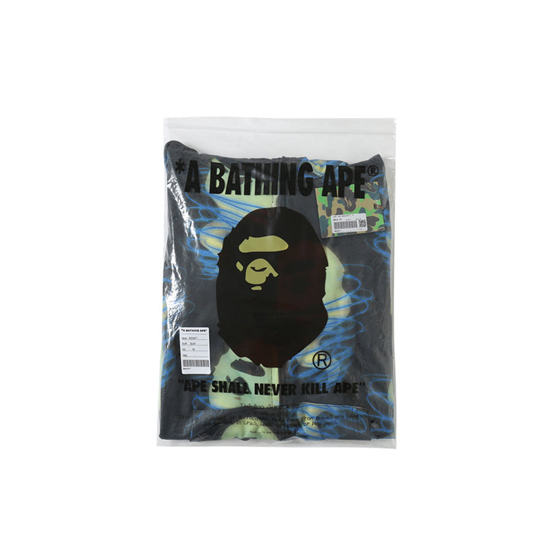 A Bathing Ape BAPE Ape-Man Head Storm Hoodie Black