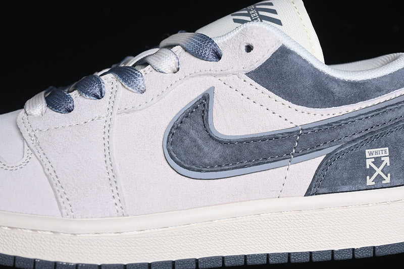 Nike Air Jordan 1 Low Grey Sole Grey White Sneakers