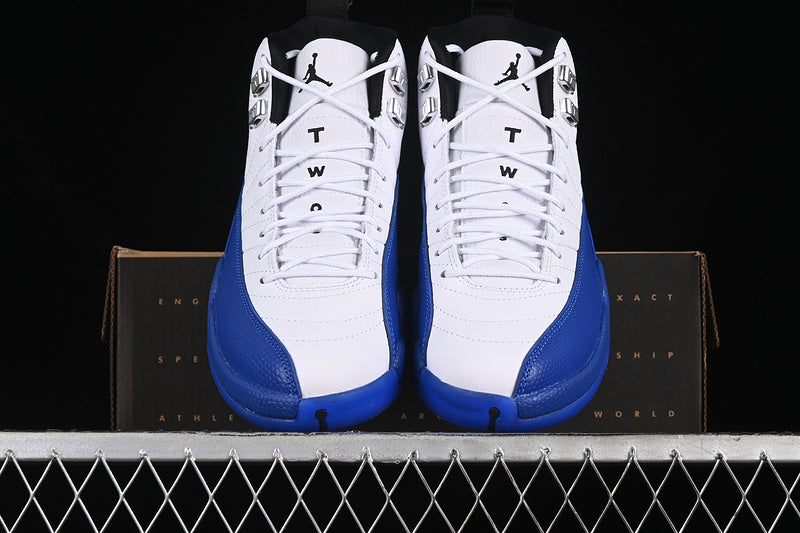 Nike Air Jordan 12 Retro Black White Game Royal Sneakers