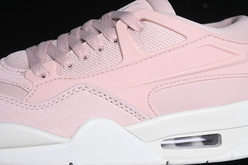 Nike Air Jordan 4 Remastered White Sole Pink Sneakers