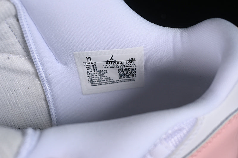 Nike Air Jordan 11 Low Legend Pin White Pink Sneakers