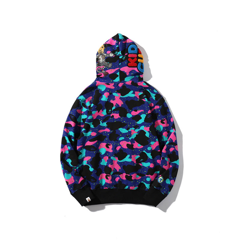 A Bathing Ape BAPE x KID CUDI The Milky Way Wanderlust Camouflage Hoodie