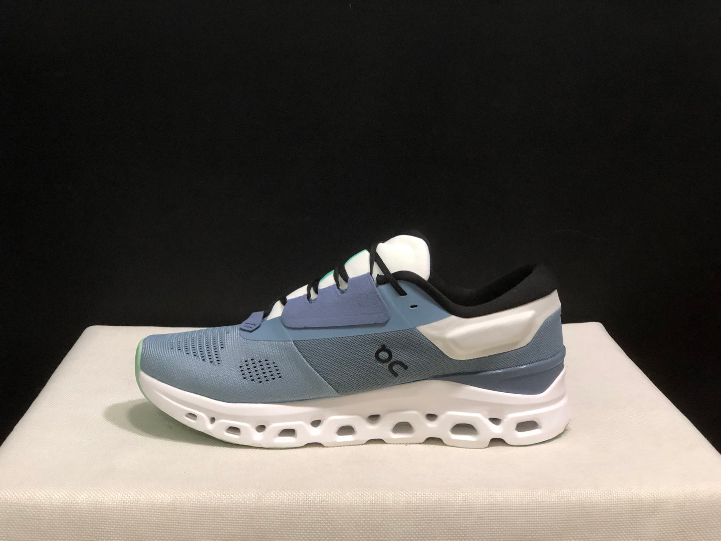 On Running Cloudstratus 3 Anti-Slip Running Shoes Haze Blue/White