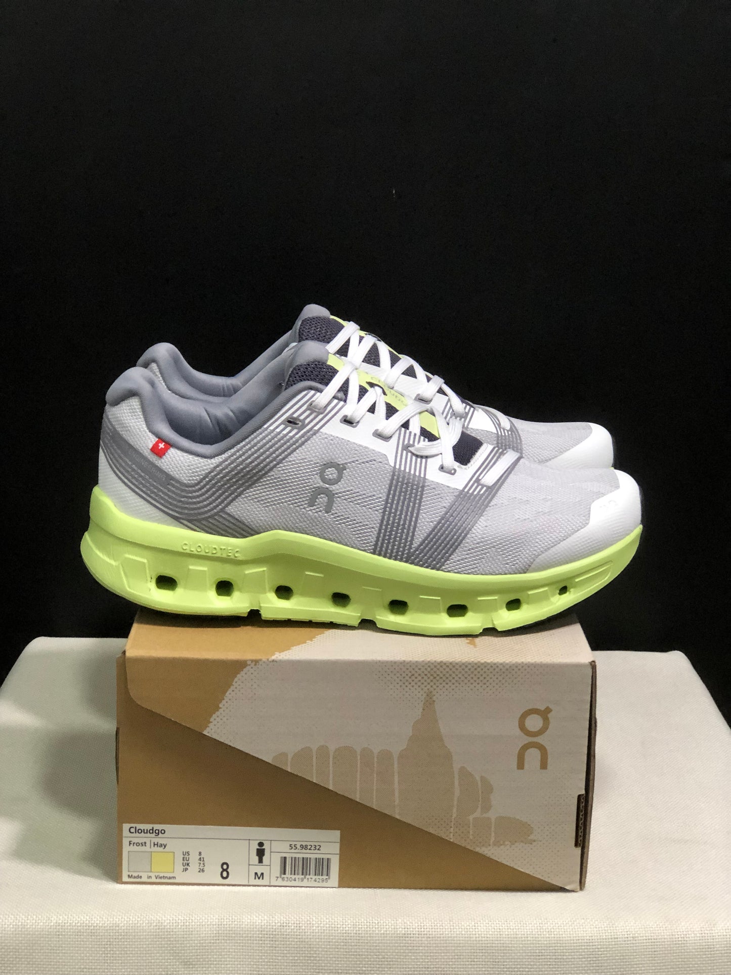 On Running Cloudgo Comfortable And Lightweight Running Shoes Frost/Hay