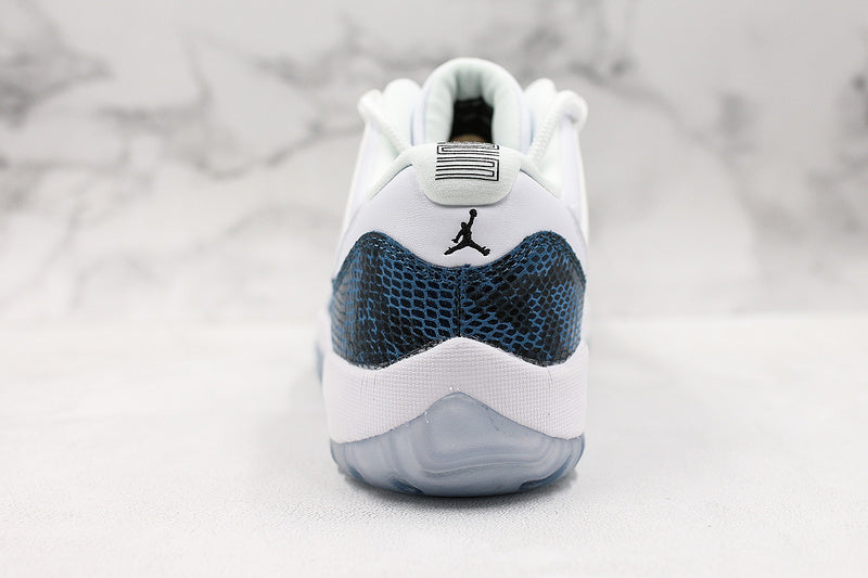 Nike Air Jordan 11 Retro Low Navy Snakeskin Sneakers