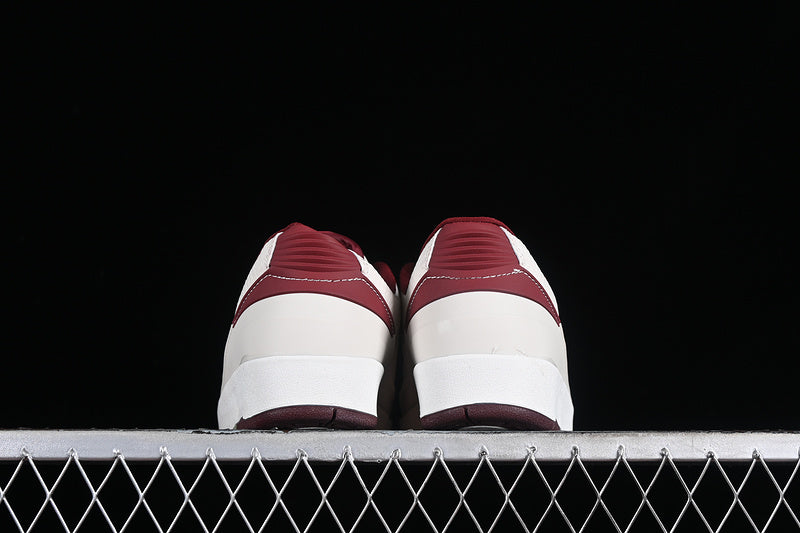 Nike Air Jordan 2 Retro Low Year Of The Dragon Grey Green Sole White Red Sneakers
