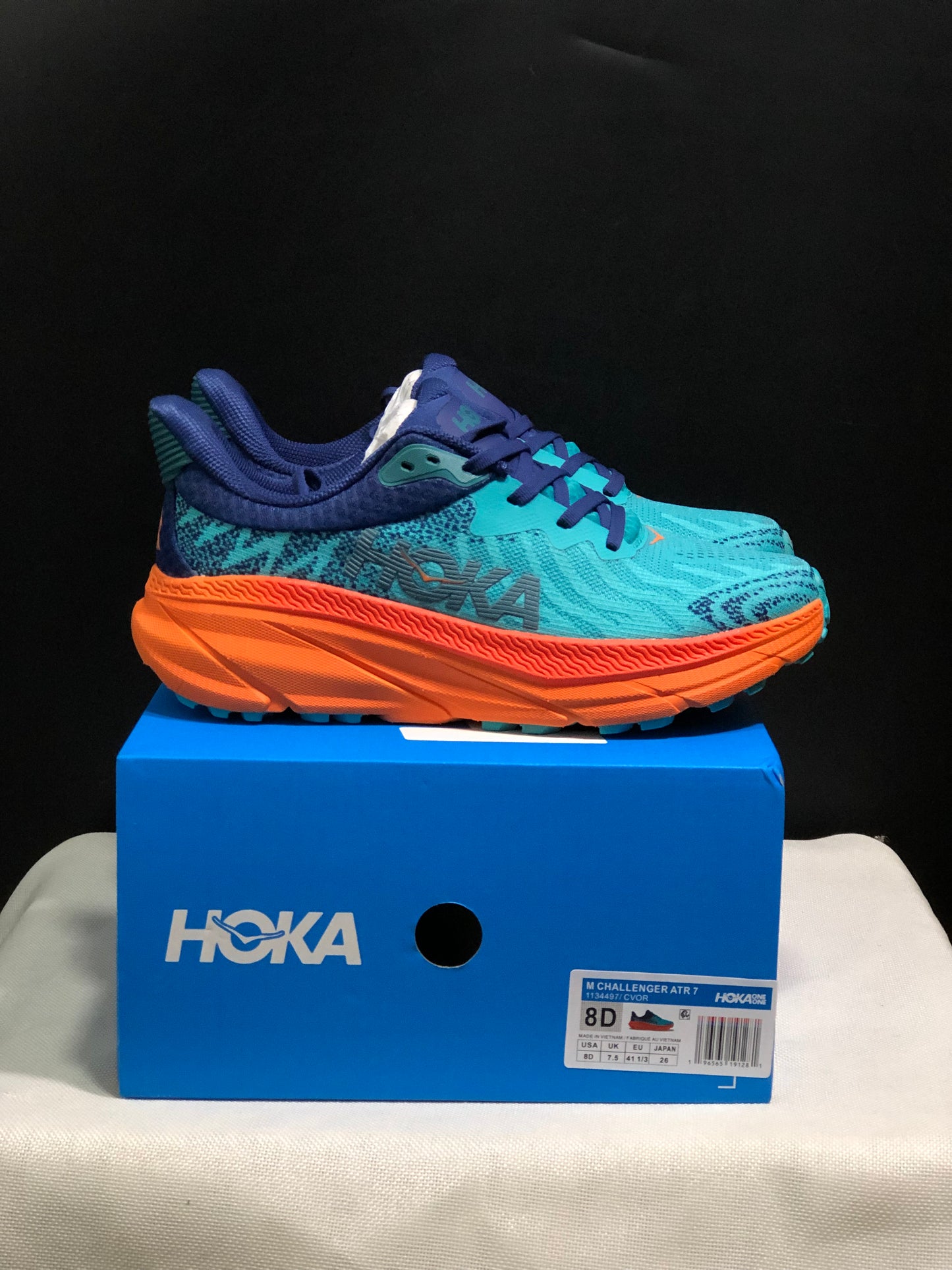 Hoka One One Challenger 7 Shock-absorbing Breathable Running Shoes Sneakers Blue