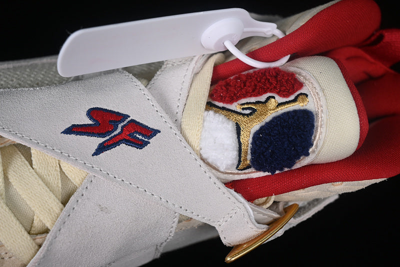 SoleFly Nike Air Jordan 8 Retro SP Mi Casa Es Su Casa Red Metallic Gold White Sneakers