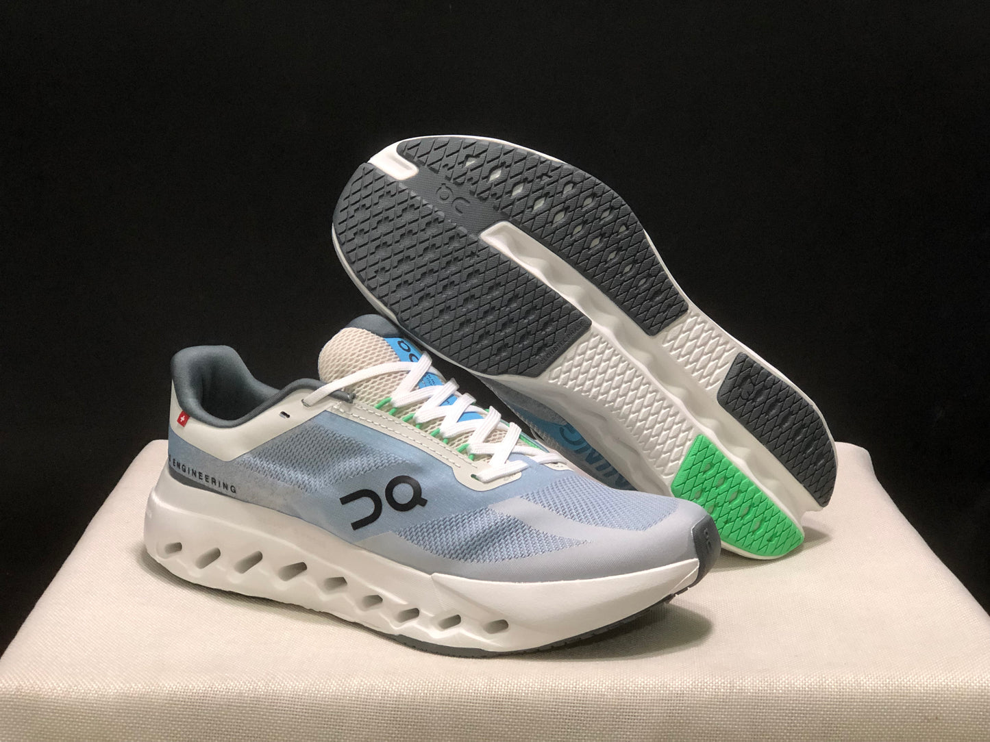 On Running Cloudsurfer Next Casual Running Shoes Niagara/White