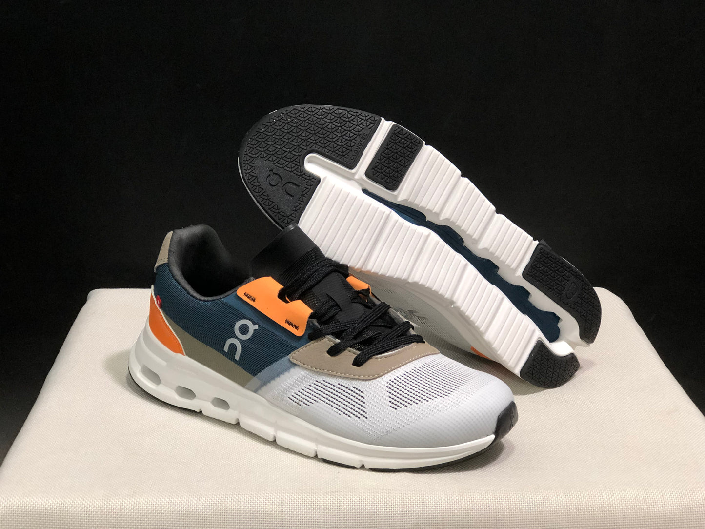 On Running Cloudrift Comfortable And Versatile Sports Casual Shoes Light Grey/Brown
