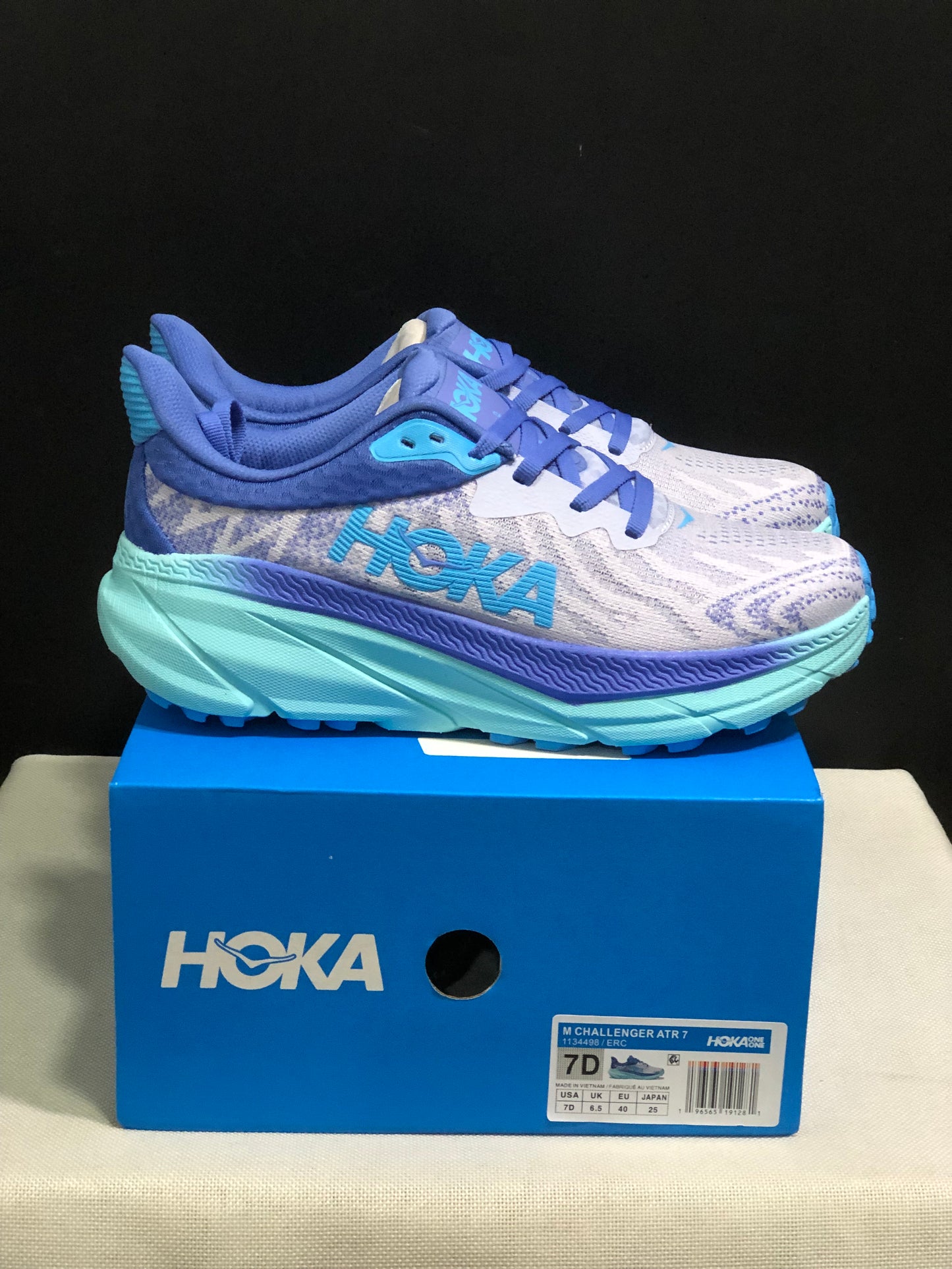 Hoka One One Challenger 7 Shock-absorbing Breathable Running Shoes Sneakers Light Purple