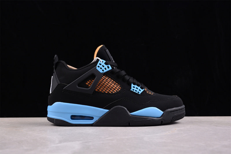 Nike Air Jordan 4 Retro Blue Black Sneakers