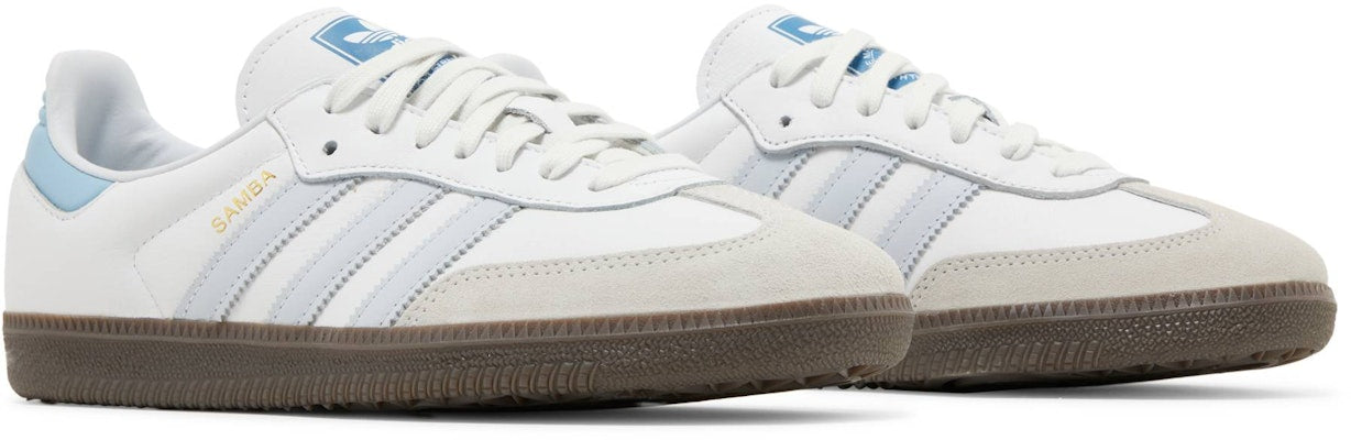 Adidas Samba White Halo Blue ID2055 Shoes