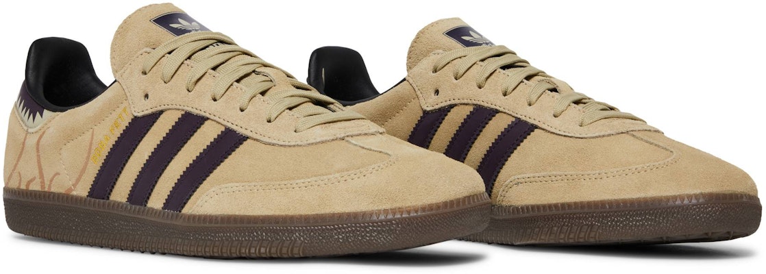 Star Wars Adidas Samba Boba Fett Brown GX6806 Lifestyle Shoes