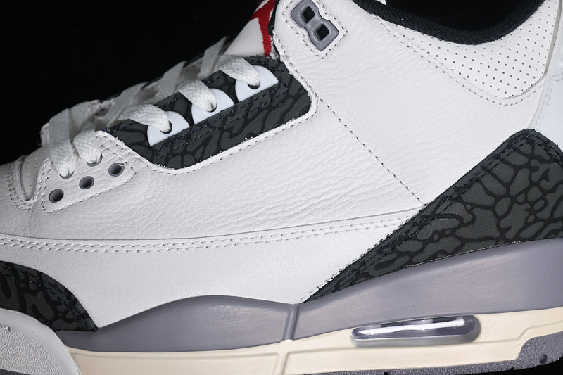 Nike Air Jordan 3 Retro Cement Grey White Sneakers