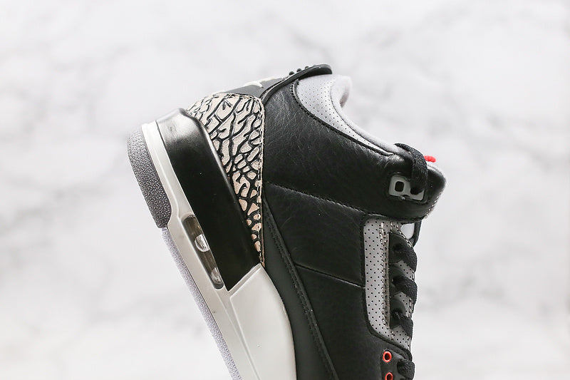 Nike Air Jordan 3 Retro OG Mid Black Cement Sneakers