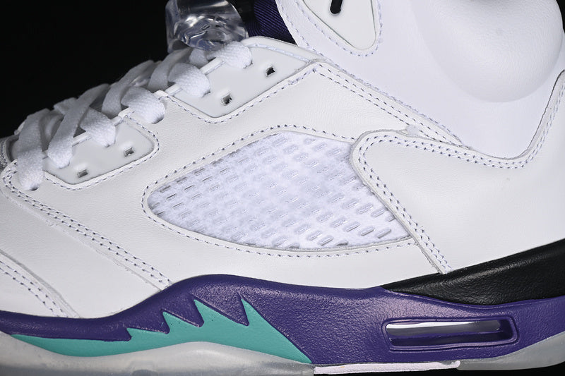 Nike Air Jordan 5 Retro Grape White New Emerald-Grp Sneakers