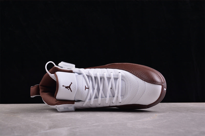 Nike Air Jordan 12 Retro Brown White Sneakers