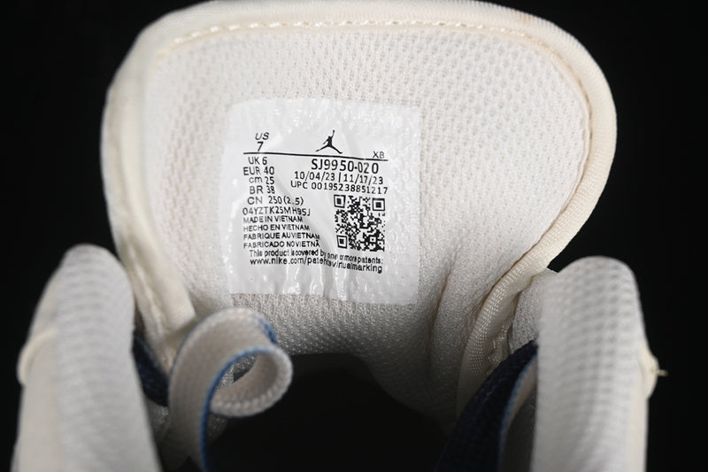 Nike Air Jordan 1 Low Supreme Blue White Sneakers