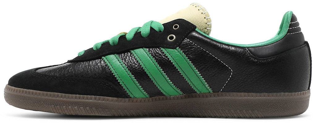 Wales Bonner Adidas Samba Black Green S42590 Shoes