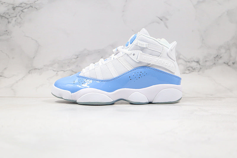 Nike Air Jordan 6 Rings University Blue White Sneakers