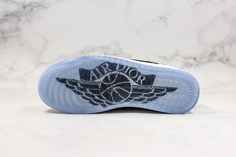Nike Air Jordan 1 High-top Wolf Grey Sneakers Dior Joint Edition