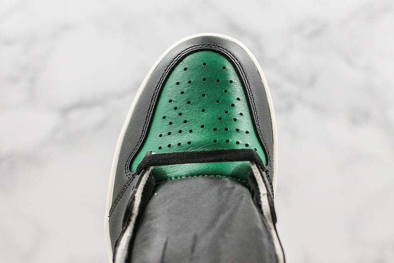 Nike Air Jordan 1 Retro High-Top OG Black/Pine Green Sneakers