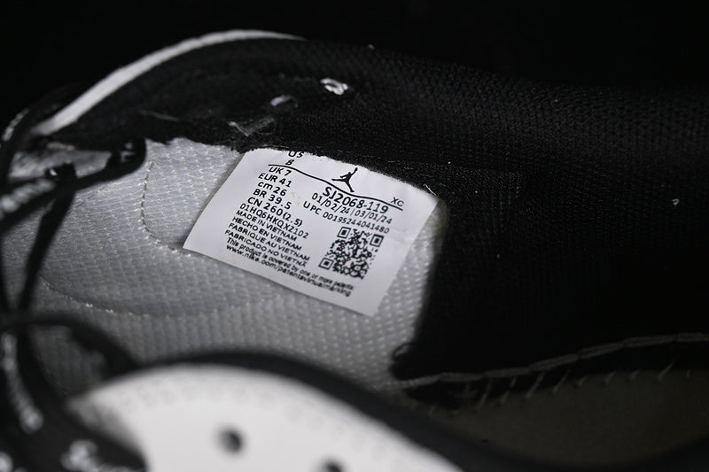 Nike Air Jordan 1 Low Supreme Travis Scott Fragment Design OG SP Black White Grey Sneakers