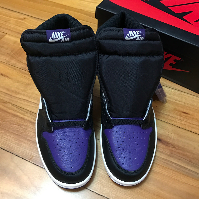 Nike Air Jordan 1 Retro OG High Court Purple Black Sneakers