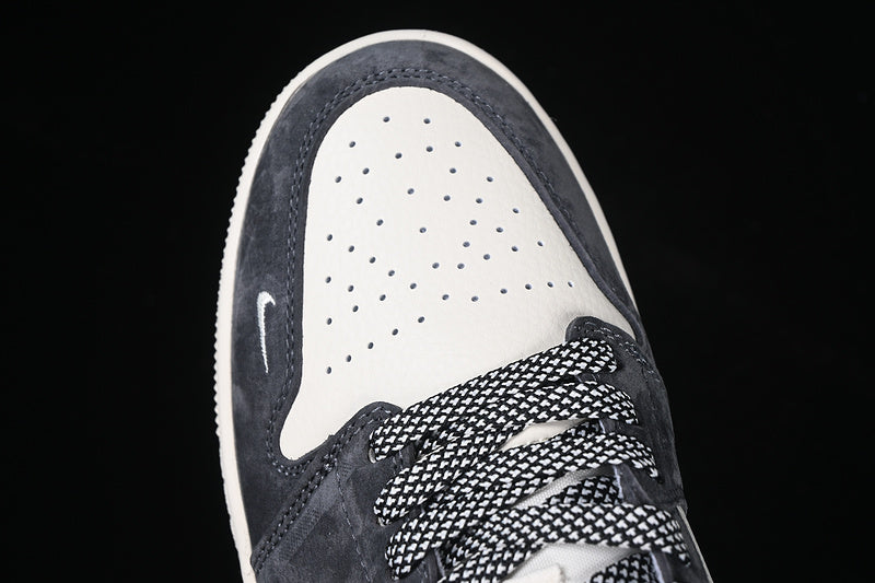 Nike Air Jordan 1 Retro Low Grey White Sneakers