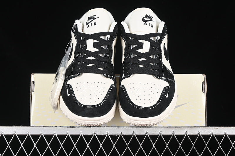 Nike Air Jordan 1 Low Black White Casual Sports Shoes