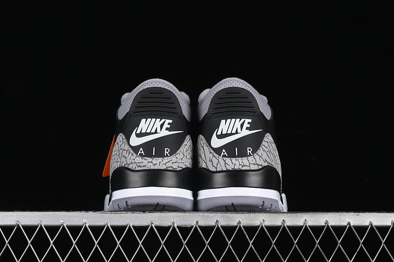 Nike Air Jordan 3 RetroCement Grey Black Sneakers