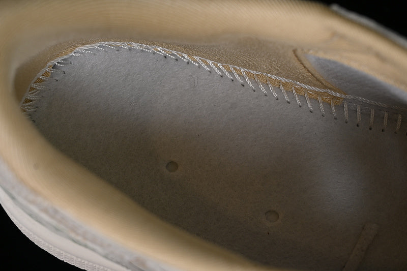 Nike Air Jordan 1 Low LV Travis Scott Fragment Design Grey Gold Sneakers