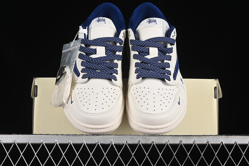 Nike Air Jordan 1 Low Travis Scott Fragment Design OG SP Navy White Sneakers