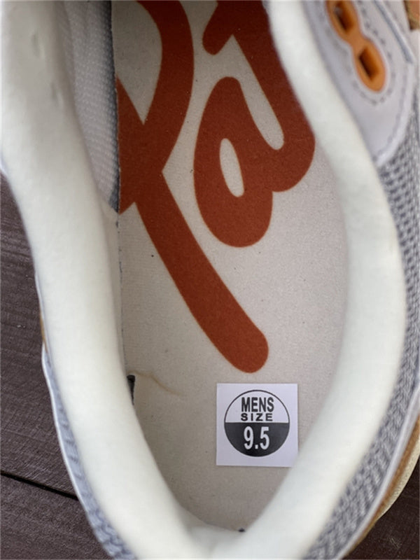 Nike Air Max 1 Patta Waves Monarch Brick Orange Pure Platinum Sneakers