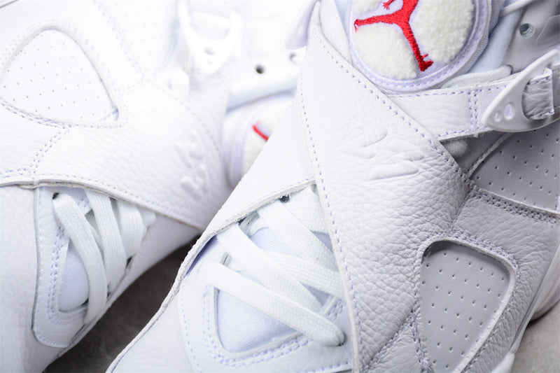 OVO Nike Air Jordan 8 Retro White Metallic Gold Sneakers
