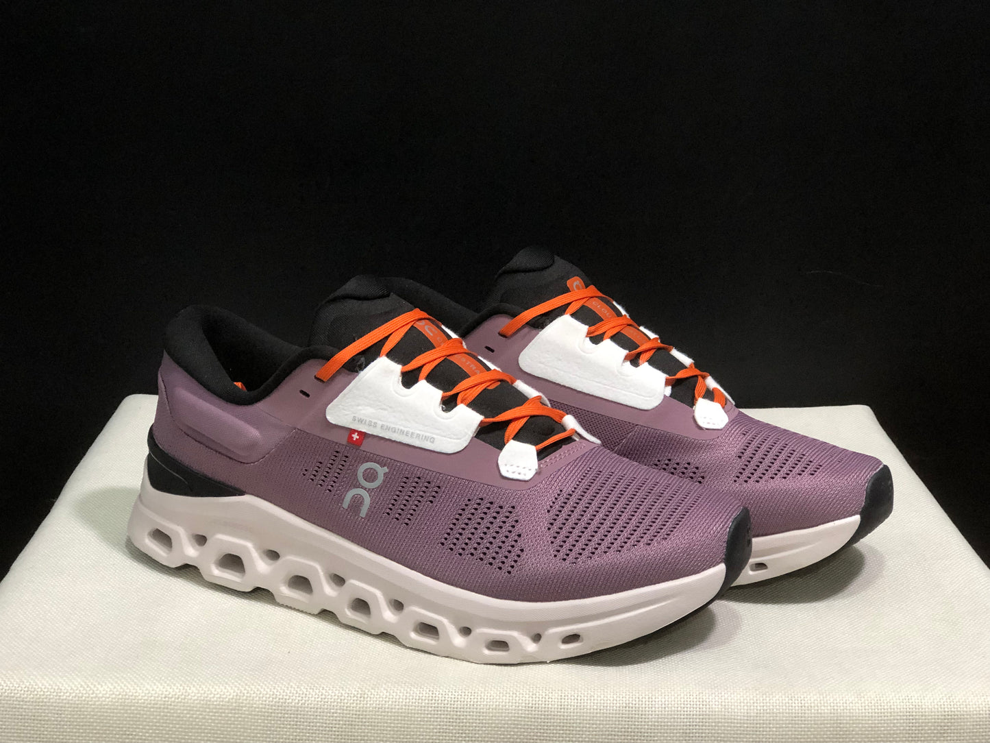 On Running Cloudstratus 3 Anti-Slip Running Shoes Quartz Lily/Purple