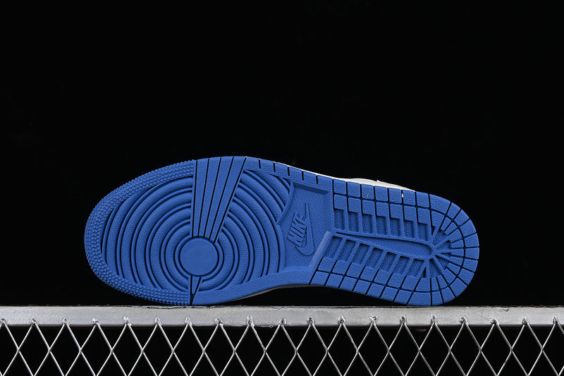 Nike Air Jordan 1 Low OG SP Travis Scott Fragment Design LV White Grey Navy Sole Sneakers