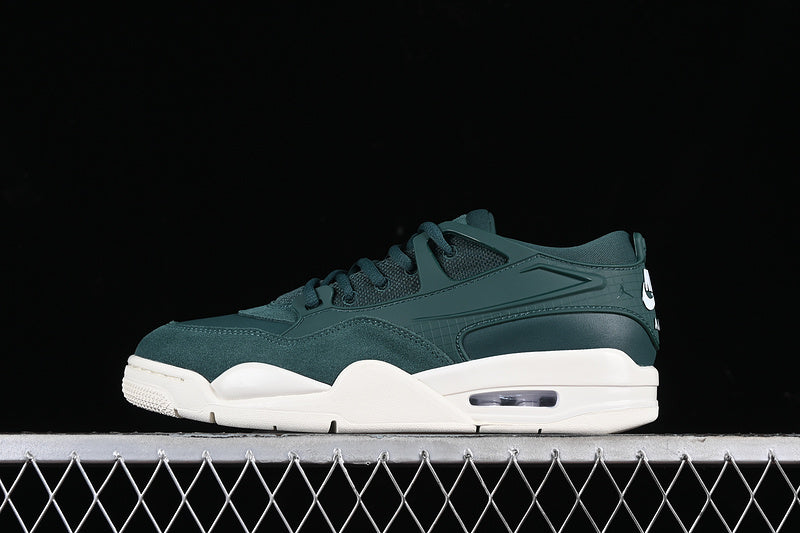 Nike Air Jordan 4 Remastered Oxidized Green White Sole Sneakers