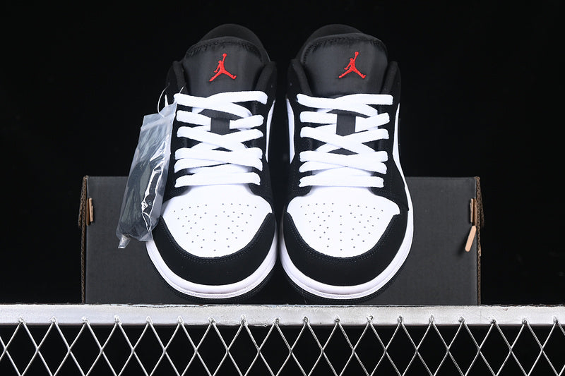 Nike Air Jordan 1 Low Black White Grey Casual Sneakers