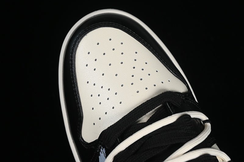 Nike Air Jordan 1 Low PandaPrank Black White Grey Sneakers